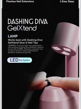 DASHING DIVA GelXtend LED Lamp in Pink - Portable Nail Extension Cure Light